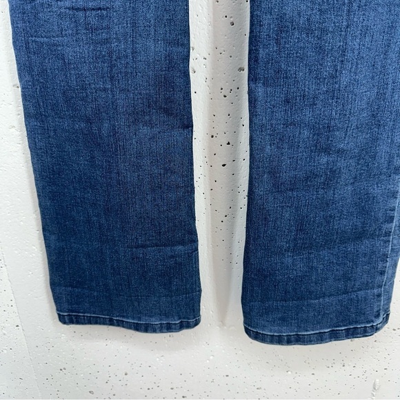 We The Free People Size 24 Mid Rise Lace Up Boot Cut Stretch Jeans READ - Picture 8 of 14